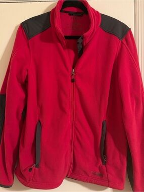 L.L.Bean Fleece Polartec Zipper Jacket Women M Pink